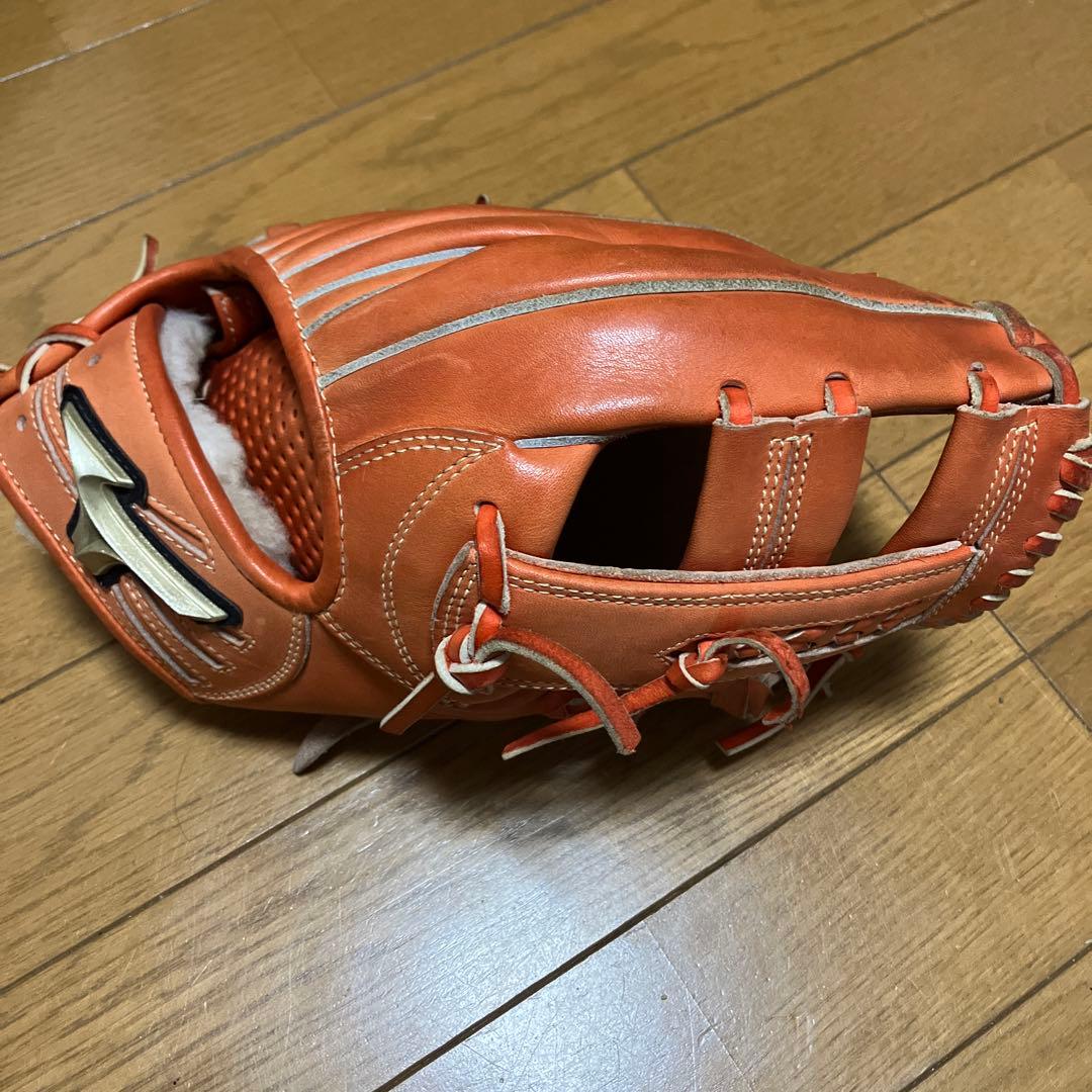 Mizuno Global Elite 硬式グローブ 右投げ用 オレンジ