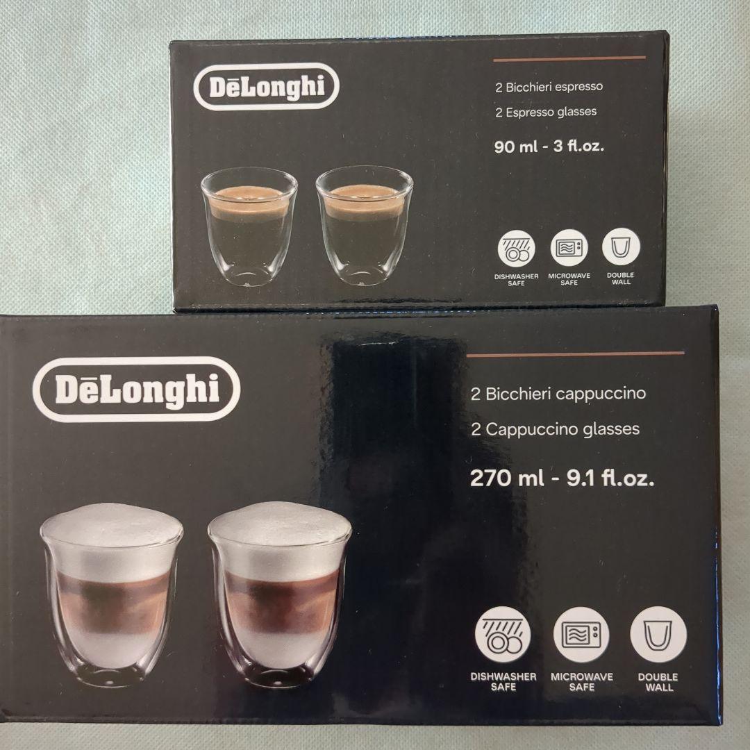 デロンギ　DeLonghi グラス 4箱 & Musetti コーヒー豆6袋