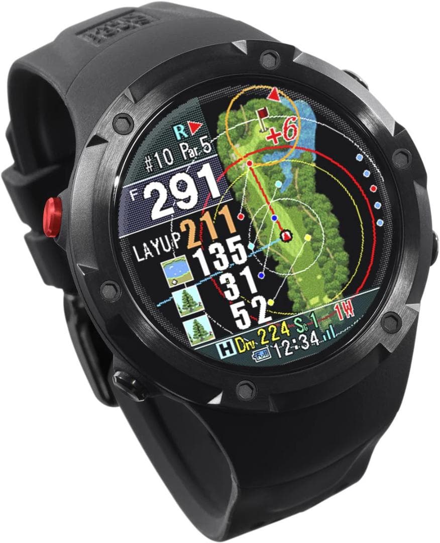 新品　GPSゴルフナビ Shot Navi Evolve PROブラック×レッド