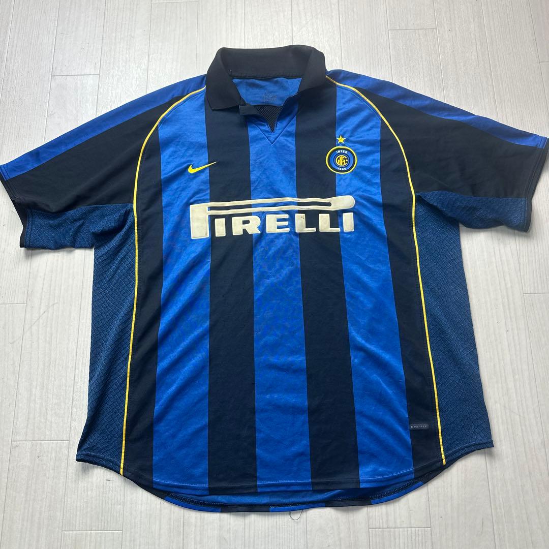NIKE インテルミラノユニフォームXL 01/02 ⑨ロナウドイングランド製
