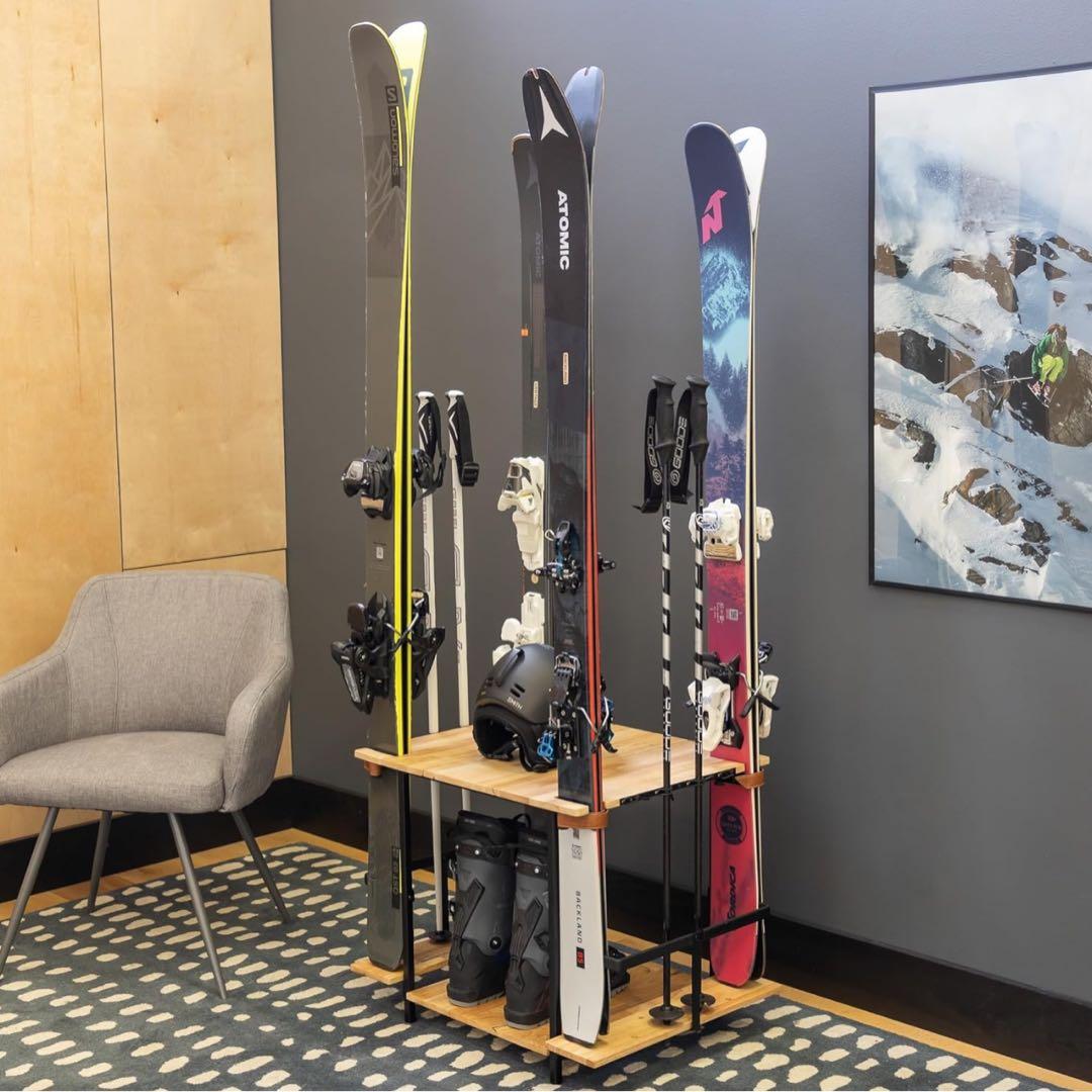 ティール トライアングルスキー収納ラック　超メルカリ市価格