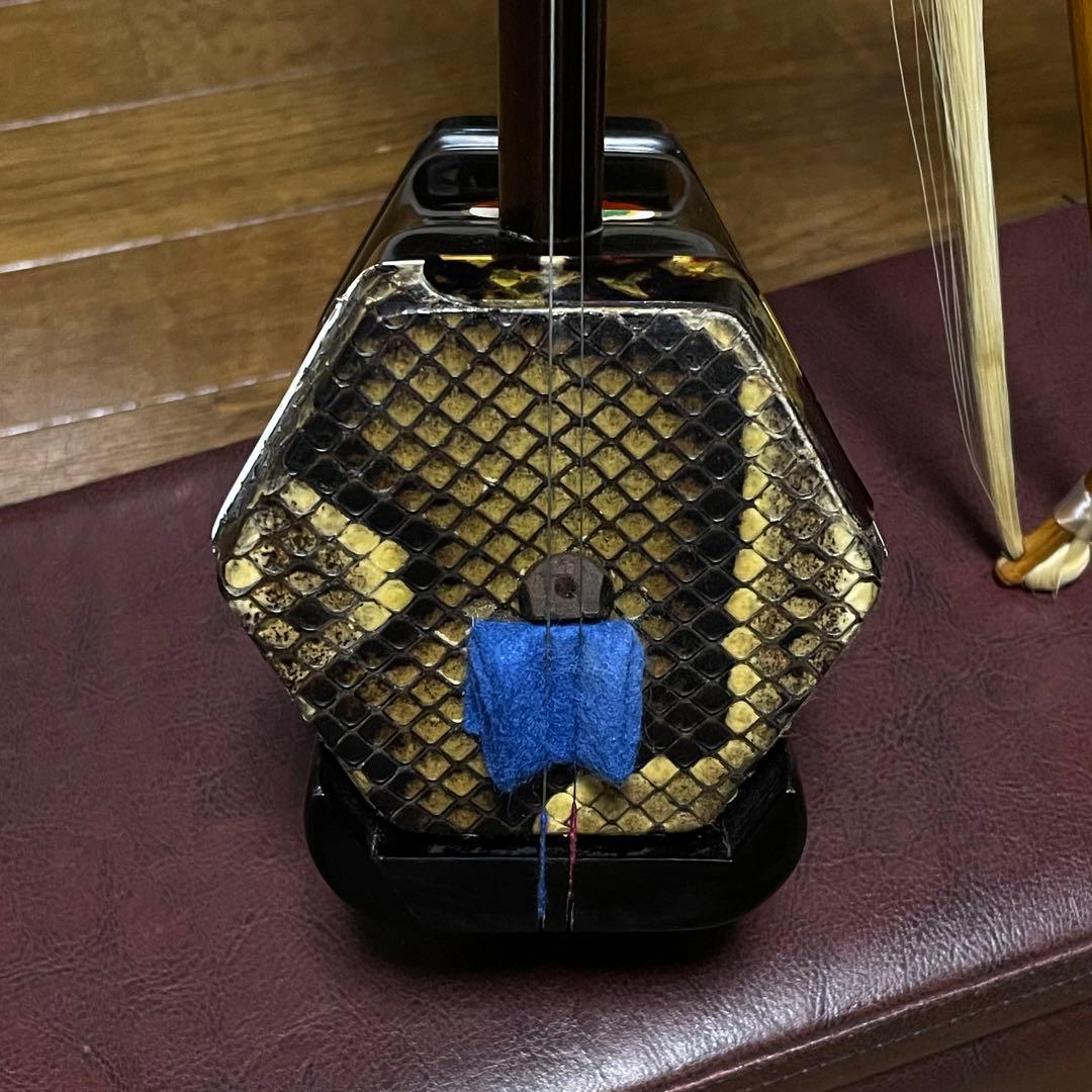 中国 二胡 黒檀　ER−800　付属品セット