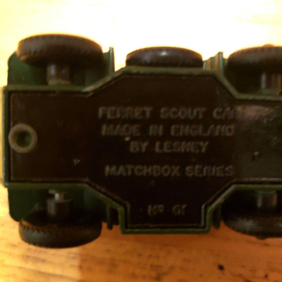 レズニー　マッチボックス　フェレット装甲車　偵察車