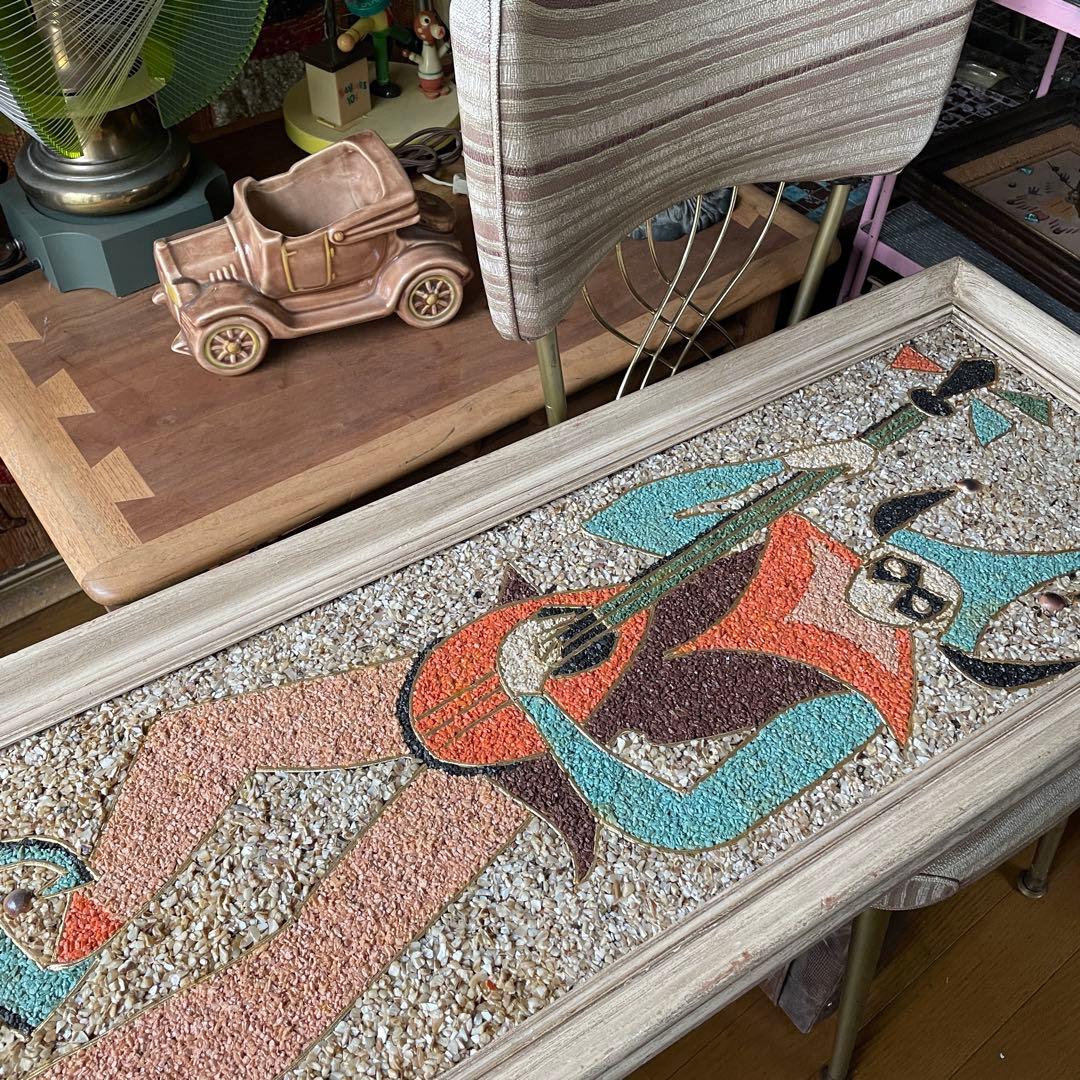 レア！特大50sアメリカアンティーク ハーレークイーン壁掛けUSAヴィンテージ