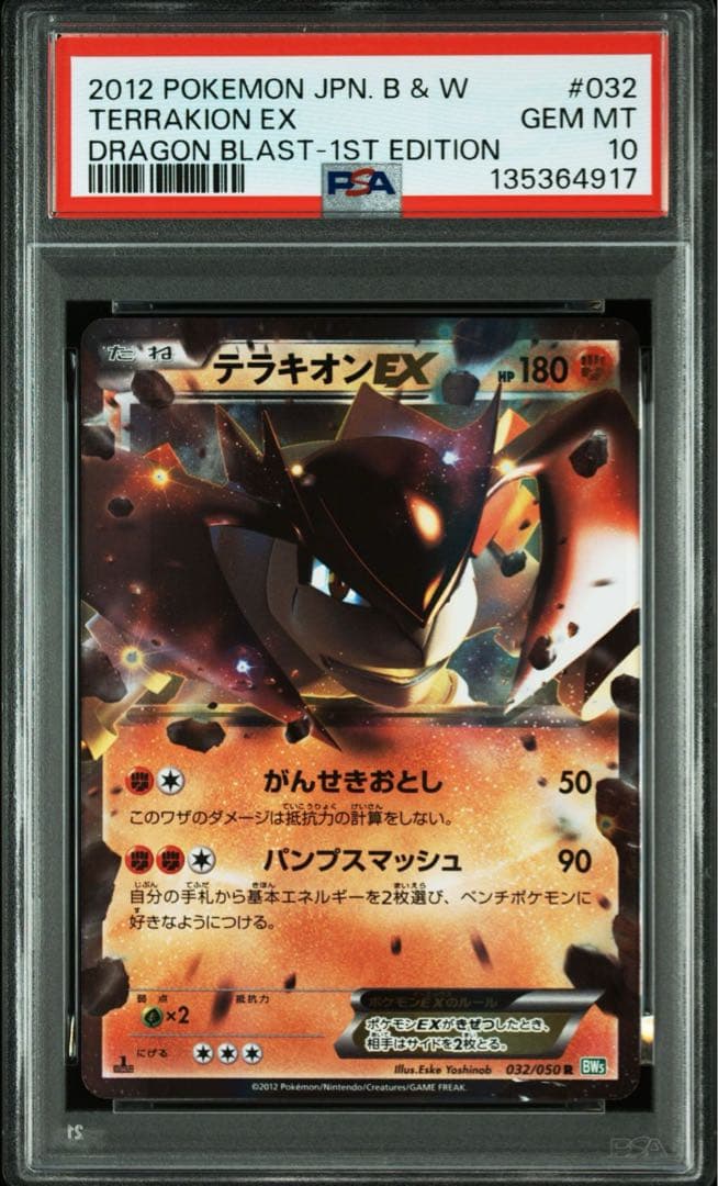 テラキオンEX R :1ED [BW5 032/050] PSA10