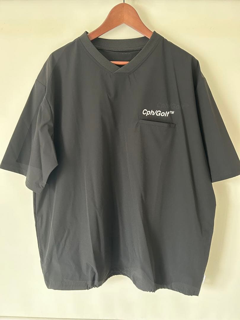 Cph/Golf™ エクストララージ・ナイロンシャツ　ブラック