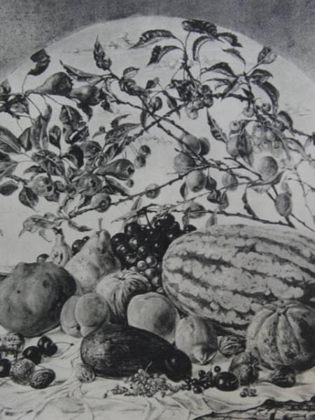 藤田嗣治、静物、サイン入Ｎｏ178、希少な限定額装用画集より、新品高級額装付