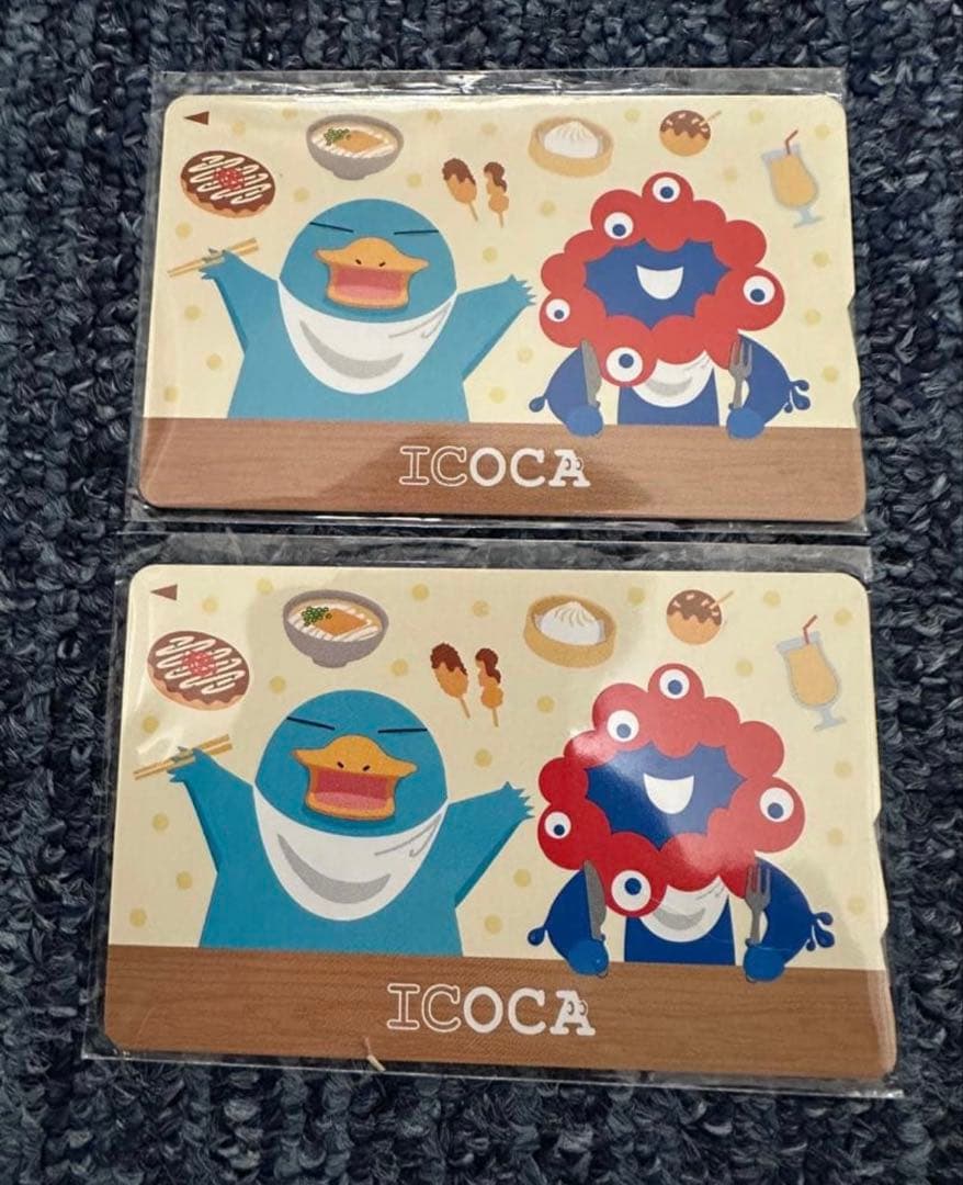 万博限定　ICOCAカード　コラボ　ミャクミャク　イコちゃん　大阪関西万博
