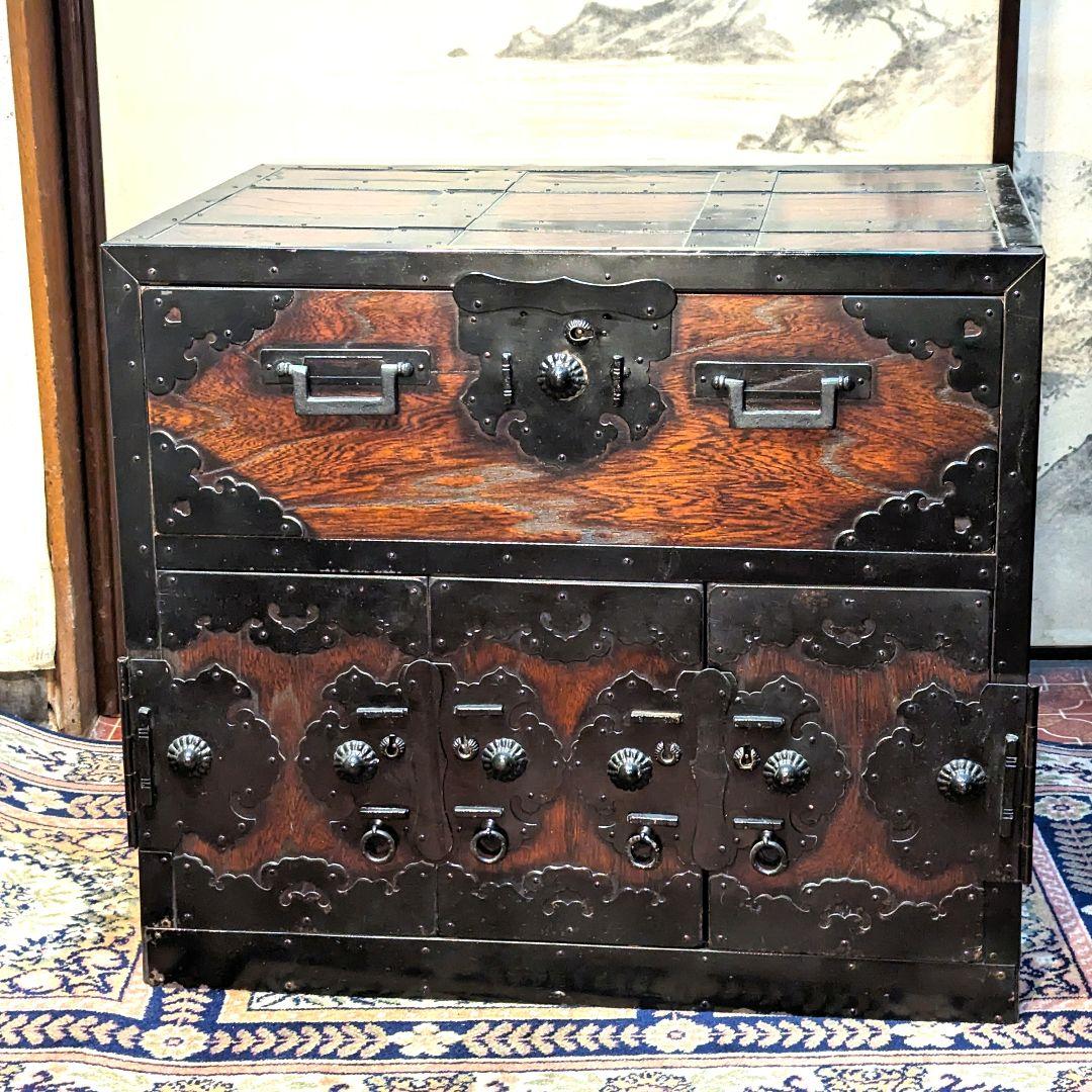 船箪笥　銭箱　時代箪笥　帳場家具　　　　　古箪笥