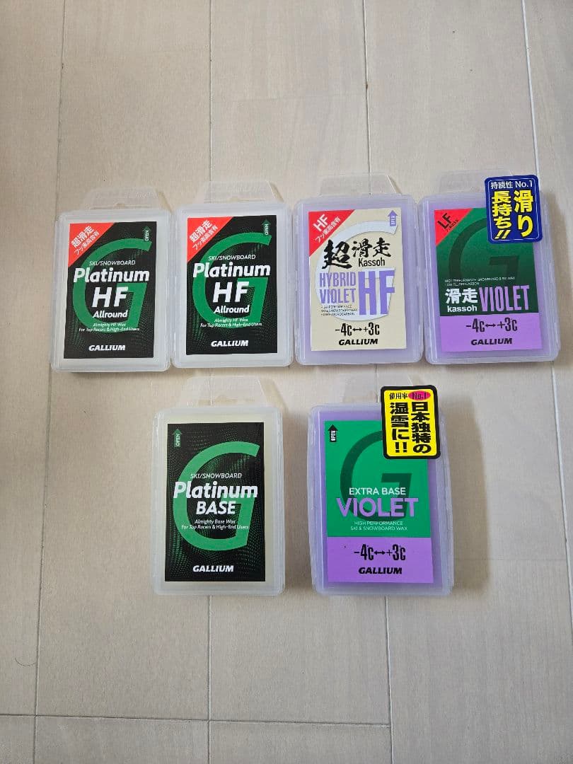 GALLIUM WAX　ガリウムワックス　 超滑走Hiフッ素ワックス