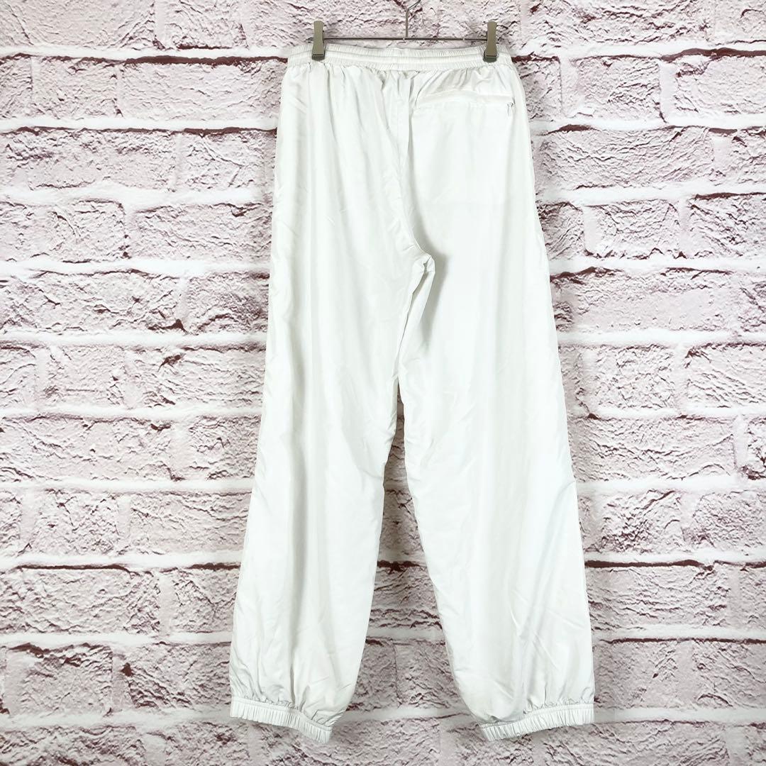 p41 NIKE ホワイト ウィンドブレーカー パンツ　L