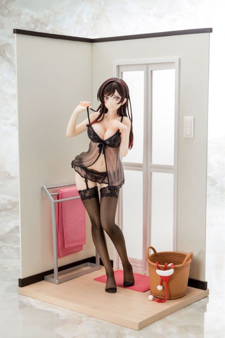 かのかり　水原千鶴シースルーフィギュアとBIGアクスタ付きどちらも未開封品