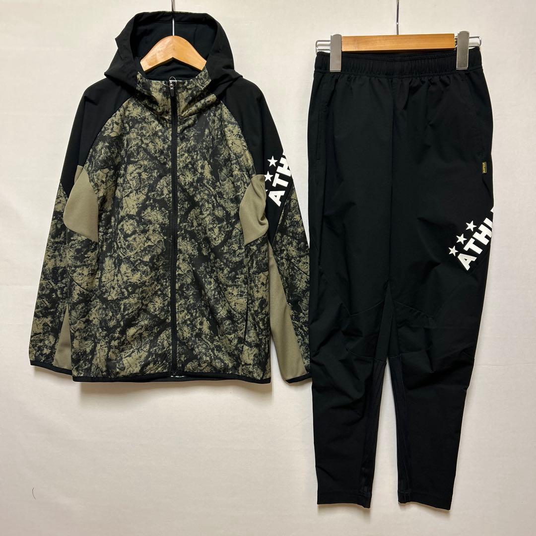 14cm アスレタ ATHLETA ジュニアセットアップ ベージュブラック