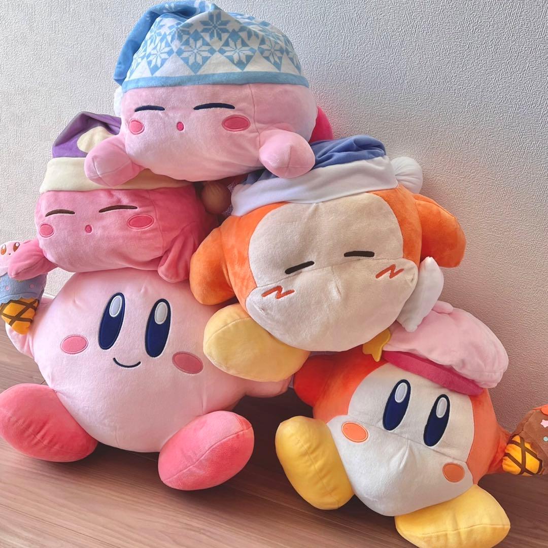 【年末特価】星のカービィ　一番くじA賞　BIGぬいぐるみセット　スリープ　アイス