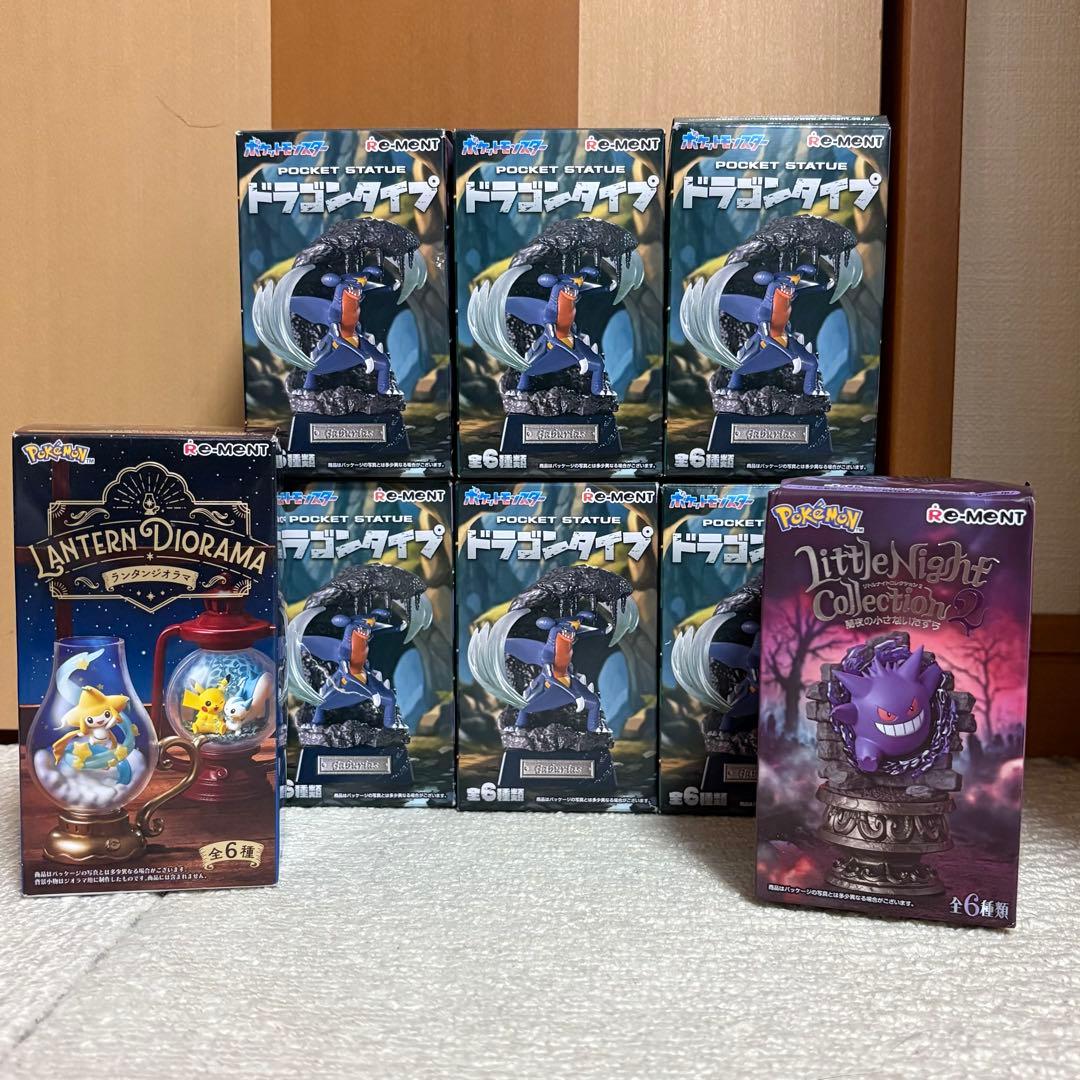 ポケモン　ジオラマフィギュア ドラゴンタイプランタンジオラマ闇夜の小さないたずら