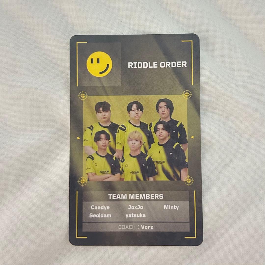 VCJ プレイヤーカードRIDDLE ORDER集合(ホロ有り)