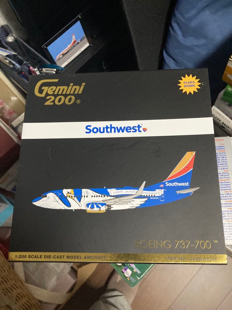 商談品‼️1/200サウスウエスト航空 ボーイング737