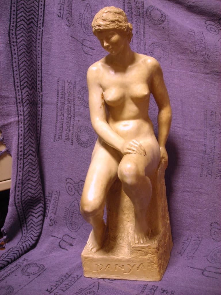 DANYA　石膏像★敬子★裸婦座像★★★