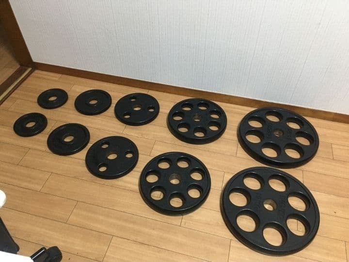 IVANKOイヴァンコ オリンピックプレートセット計67.5kg 穴径50mm