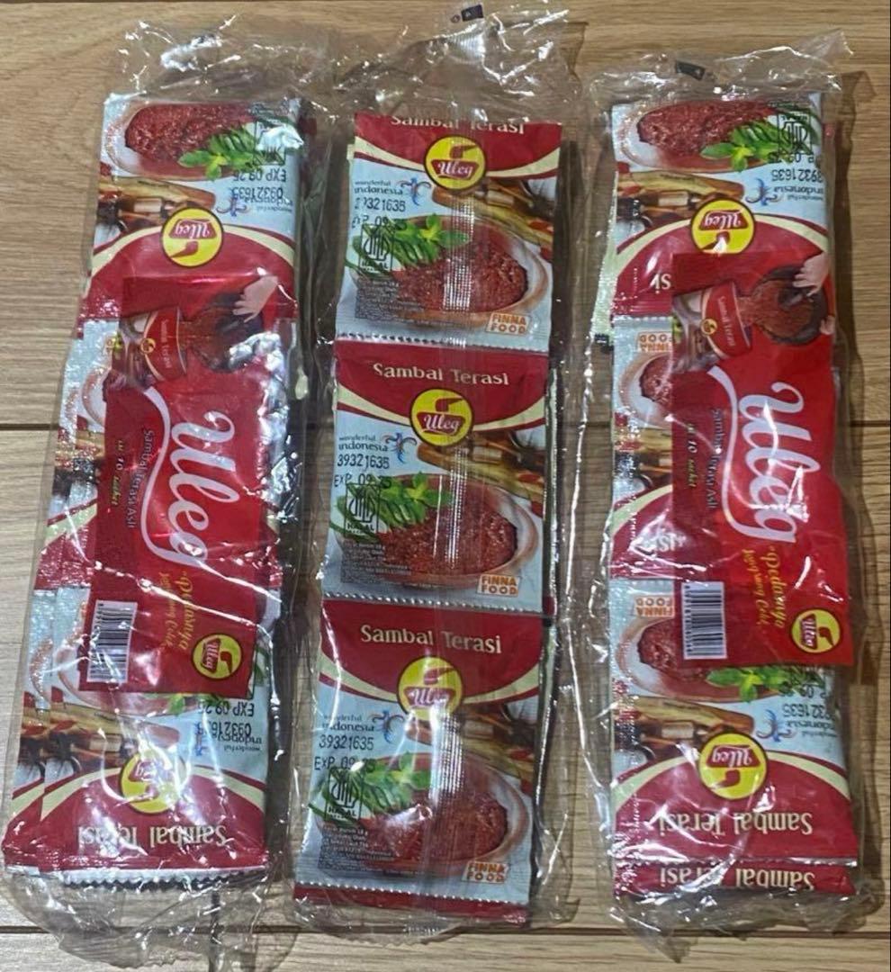 あああまま　550個 Finna Sambal Uleg Terasi他