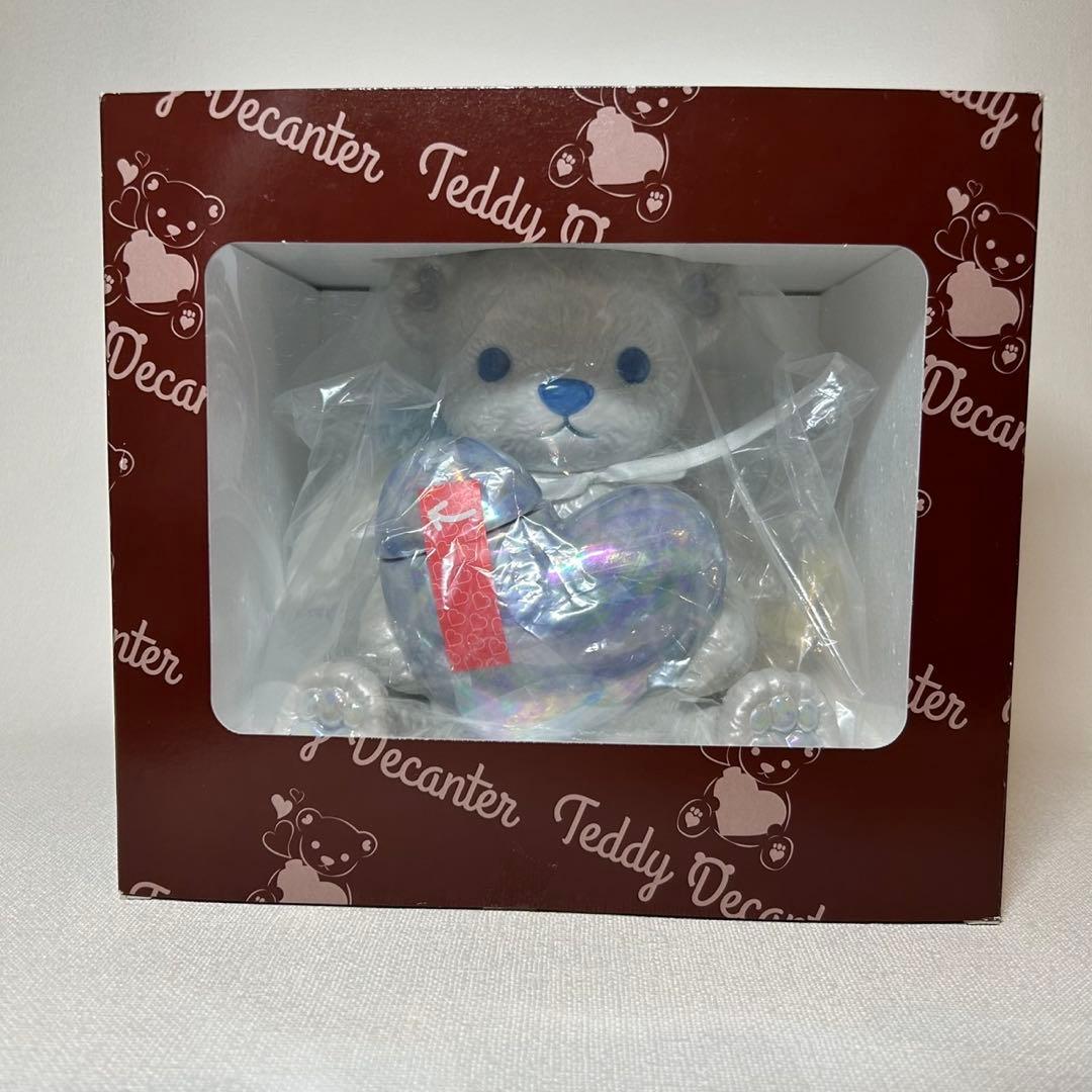 テディ デキャンタ【Angel】ブランデー 飾り ボトル ブルー 箱付き 未開封