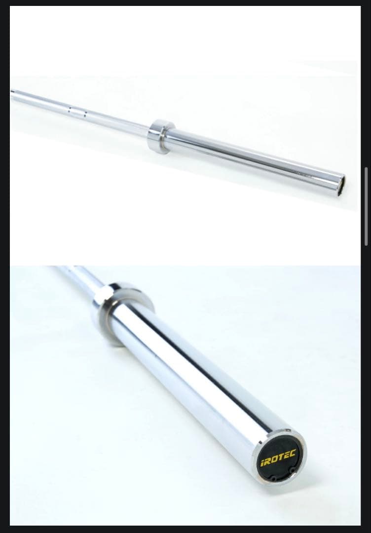 【未開封】IROTEC オリンピックバーベルシャフト 220cm 径50mm