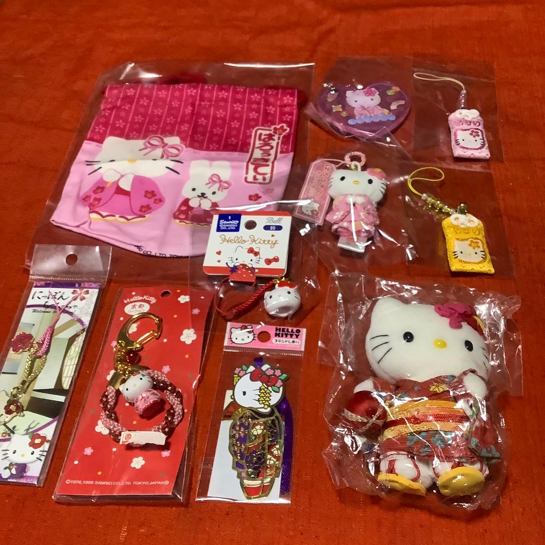サンリオハローキテイ和柄グッズ10点セット