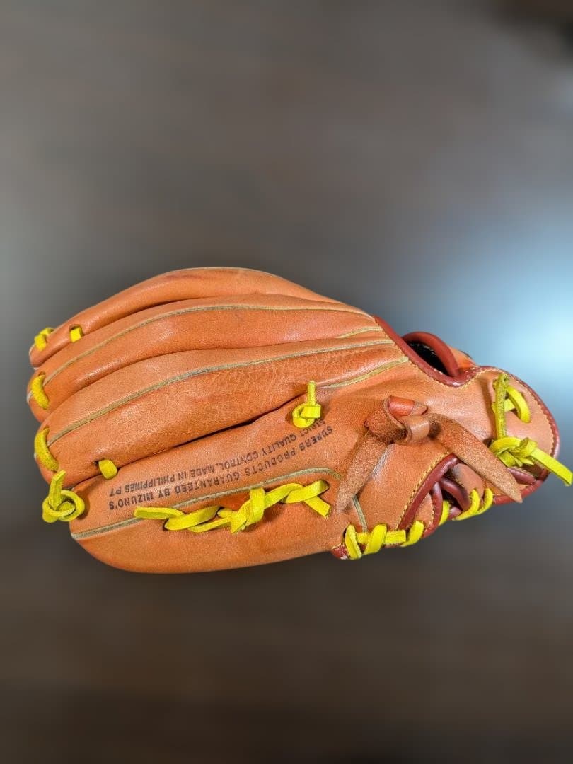 MIZUNO 軟式用グローブ オレンジ