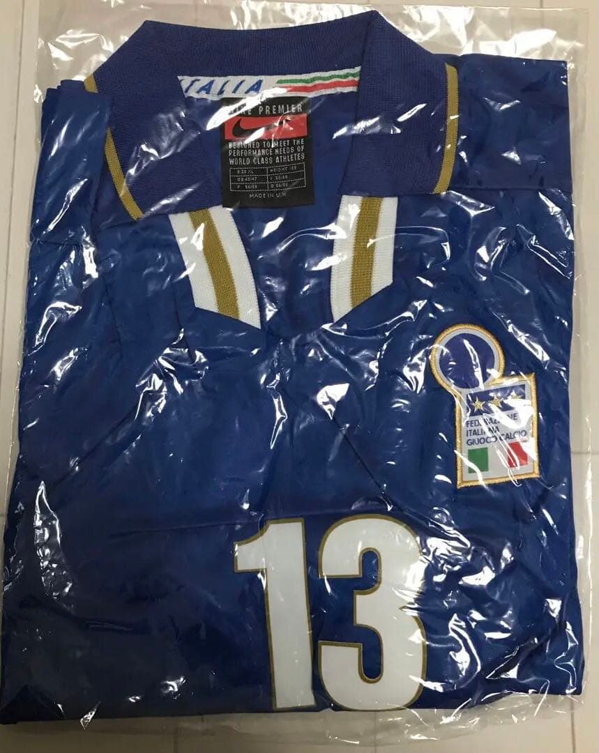 ★選手支給品★1996年　イタリア代表 ユニフォーム　背番号13 サイズXL