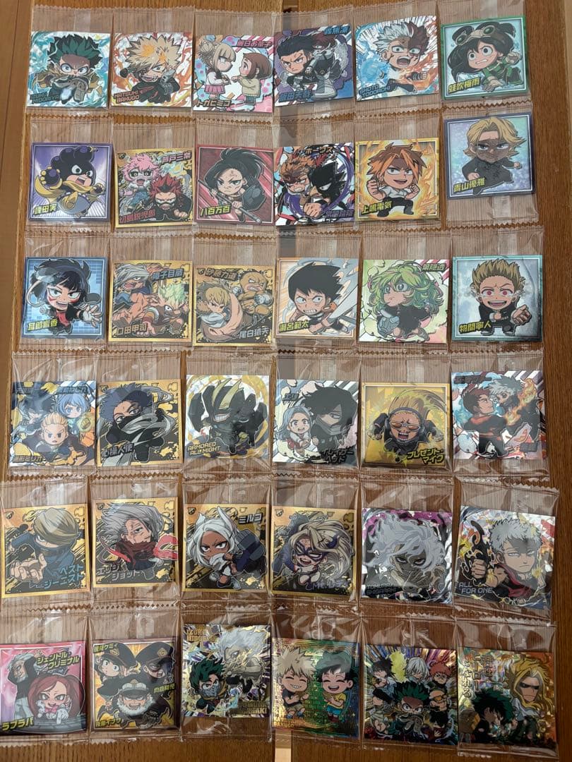 ヒロアカ にふぉるめーしょんウエハースvol.5全36種 コンプリートセット