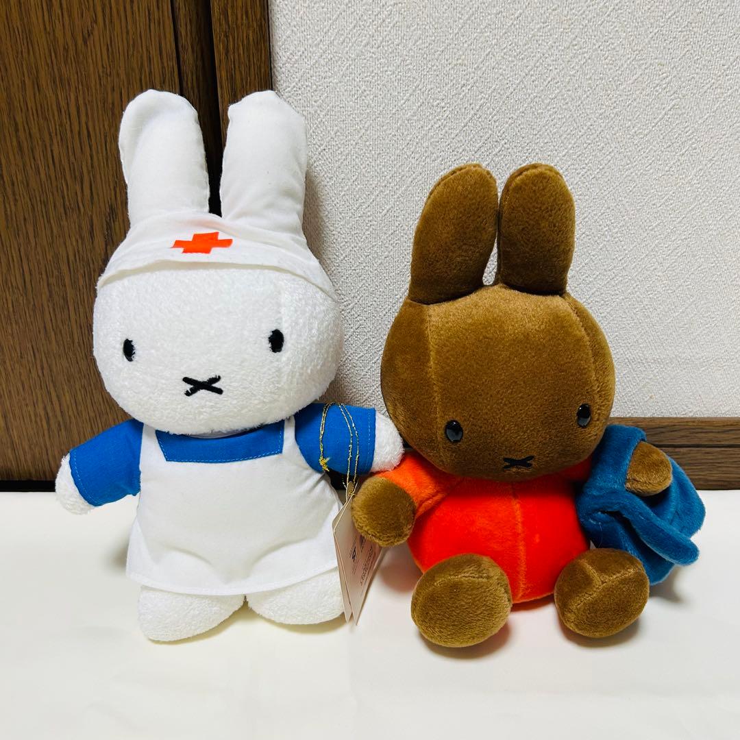 希少　ナースミッフィー メラニーちゃん　ぬいぐるみセット　廃盤品　セキグチ