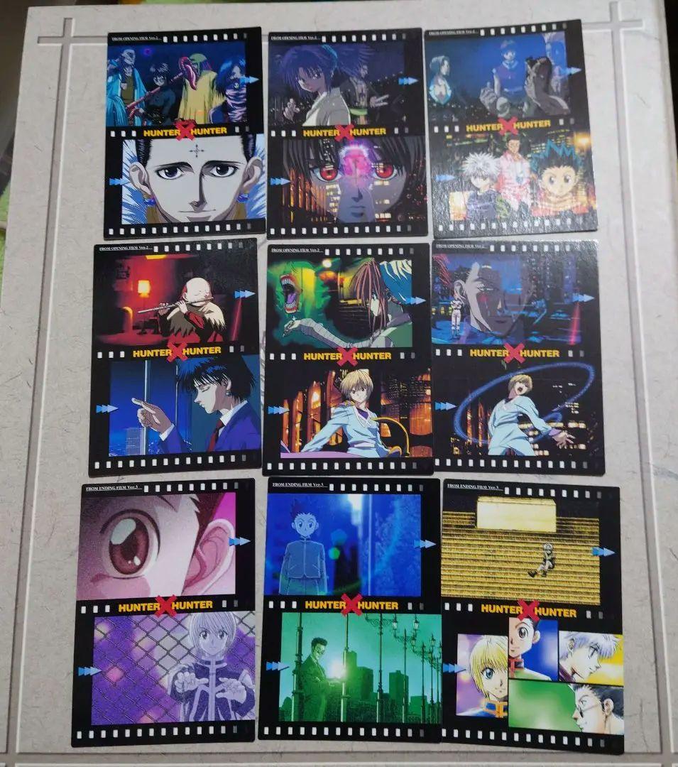 ハンターハンター カードダスマスターズ OP・ED 全9枚 クロロ・クラピカ