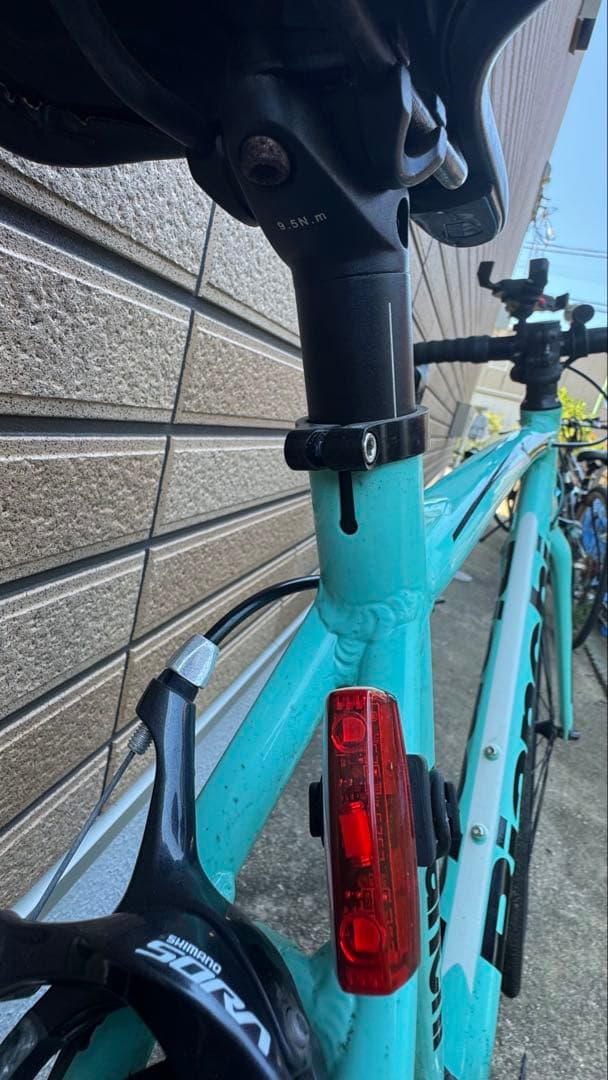 【8/8までお値引】Bianchi VIA NIRONE 7 チェレステカラー