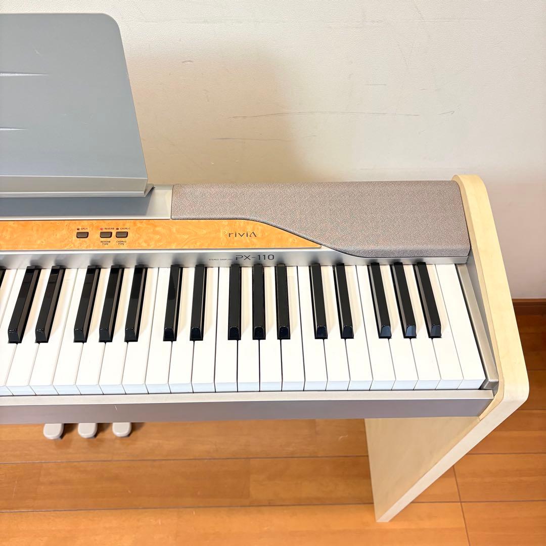 【美品•椅子/スタンド付属】CASIO 電子ピアノ Privia PX-110