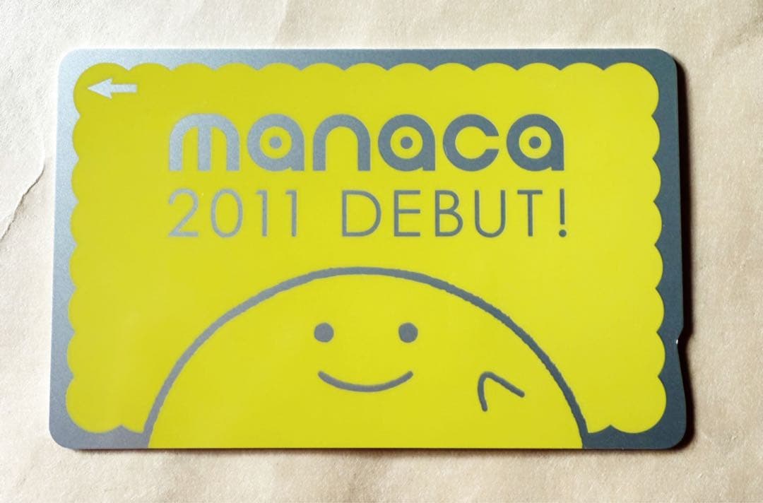 manacaデビュー記念デザイン