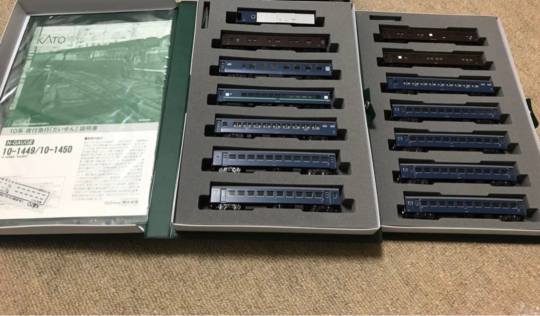 KATO 　 10系 夜行急行「 だいせん」基本・増結セット