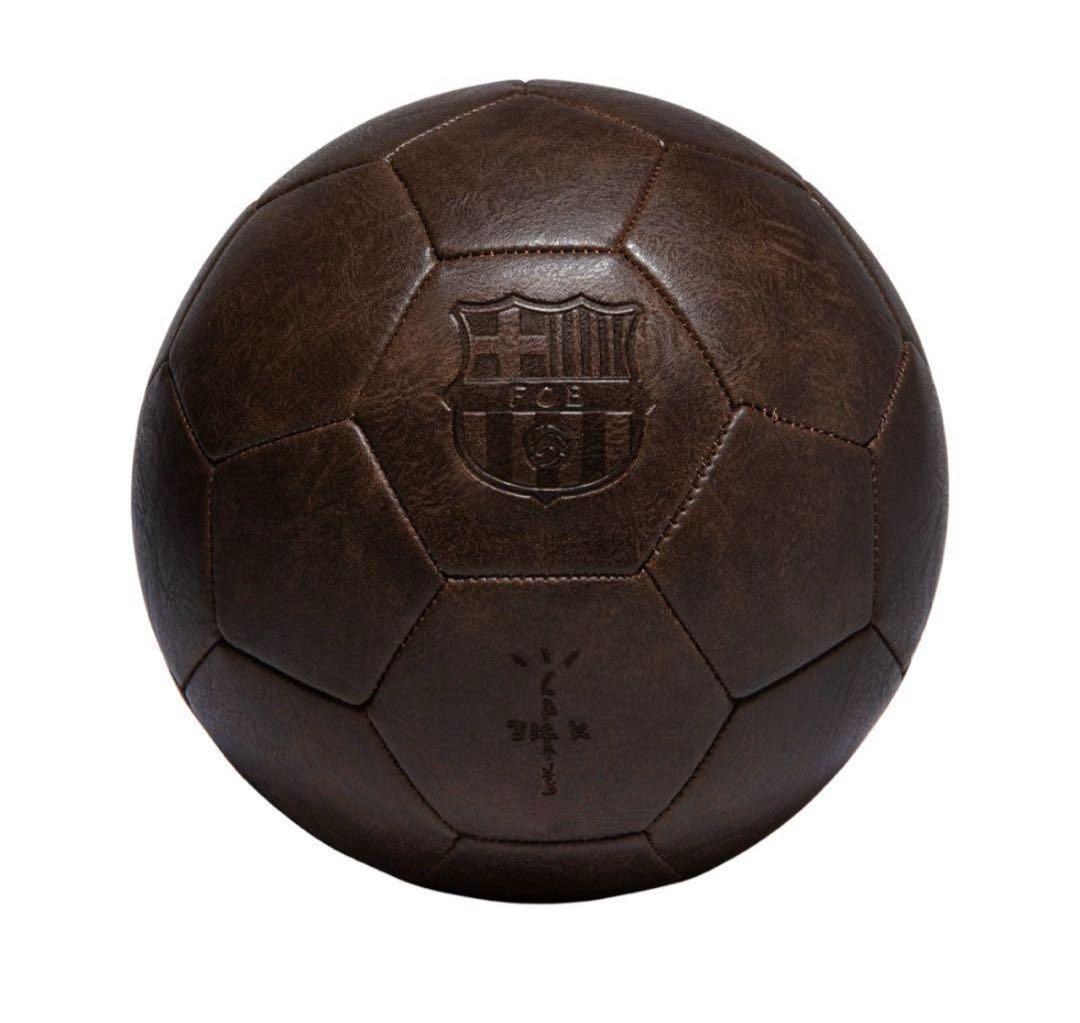 FC Barcelona ブラウンレザーサッカーボール