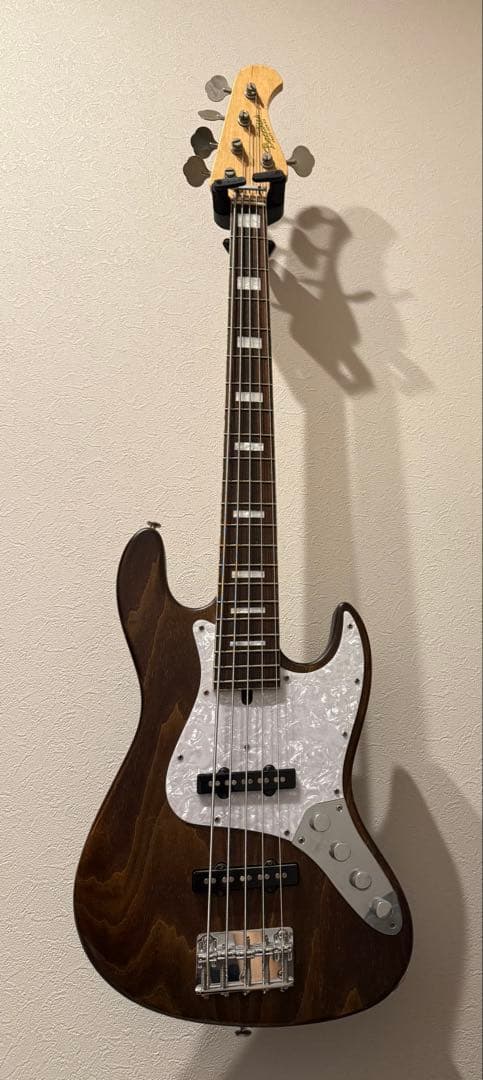 エレキベース Bacchus STD-JB5 5弦アクティブ　ASH 定価14万