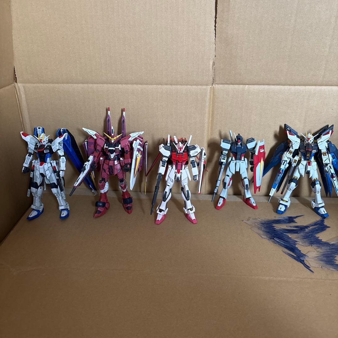 RG HG ガンプラ セット組立済み　SEED系13種