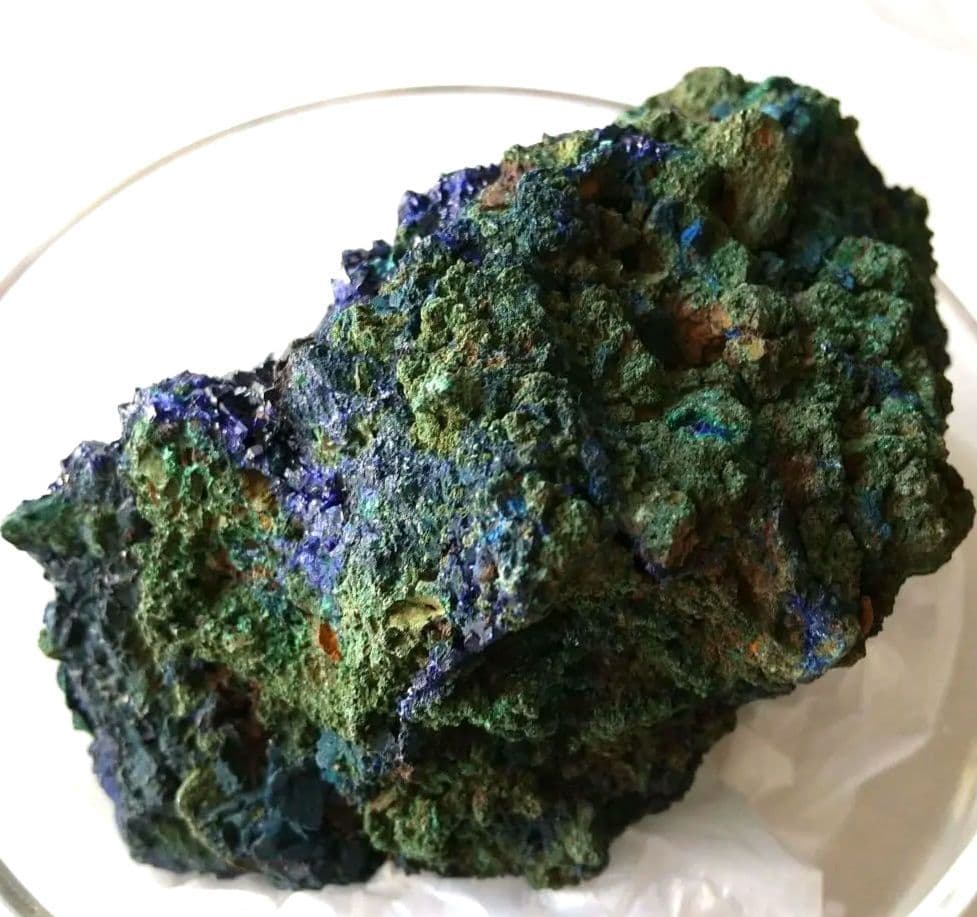 女神の叡智❇️ラオス産 アズライト マラカイト 美形状クラスター 868g