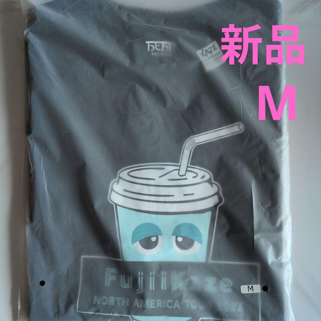 【新品】Fujii Kaze ドリンクTシャツブラックM ノースアメリカツアー