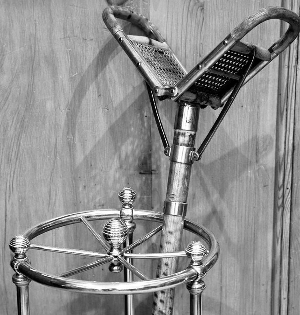 シューティング　スティック　ステッキ　ストック　チェア　バンブー　登山　競馬