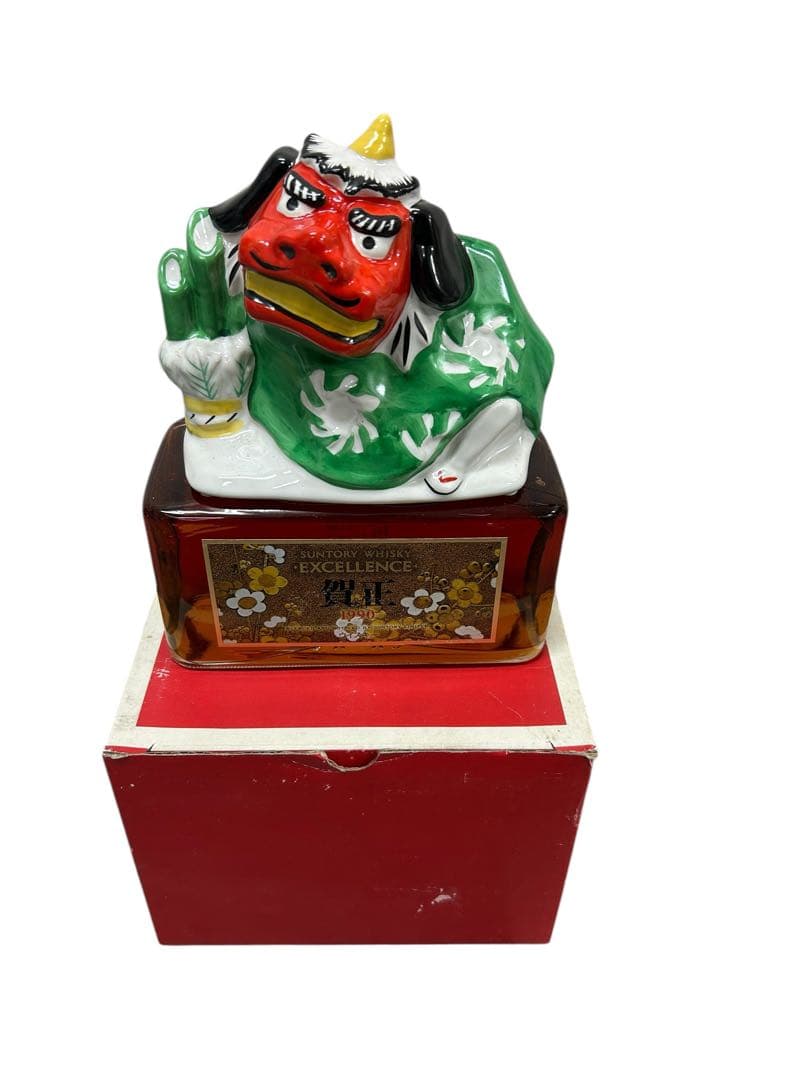 サントリー ウイスキー エクセレンス 獅子舞型ボトル