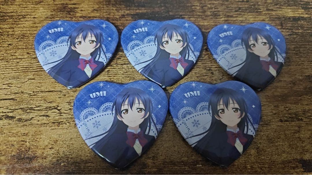 B賞 アトレ秋葉原 缶バッジ　園田海未　ラブライブ シリーズ 15周年 μ's