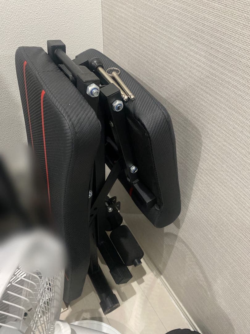 ベンチプレスセット 折りたたみ式トレーニングベンチ 黒 ダンベル バーベルセット