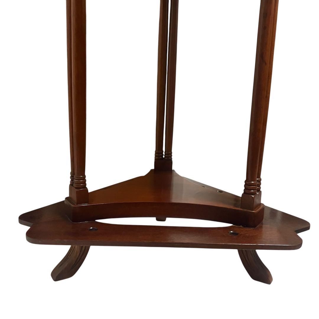 ビリヤード　キューラック　キュースタンド　テーブル　木製　アンティーク