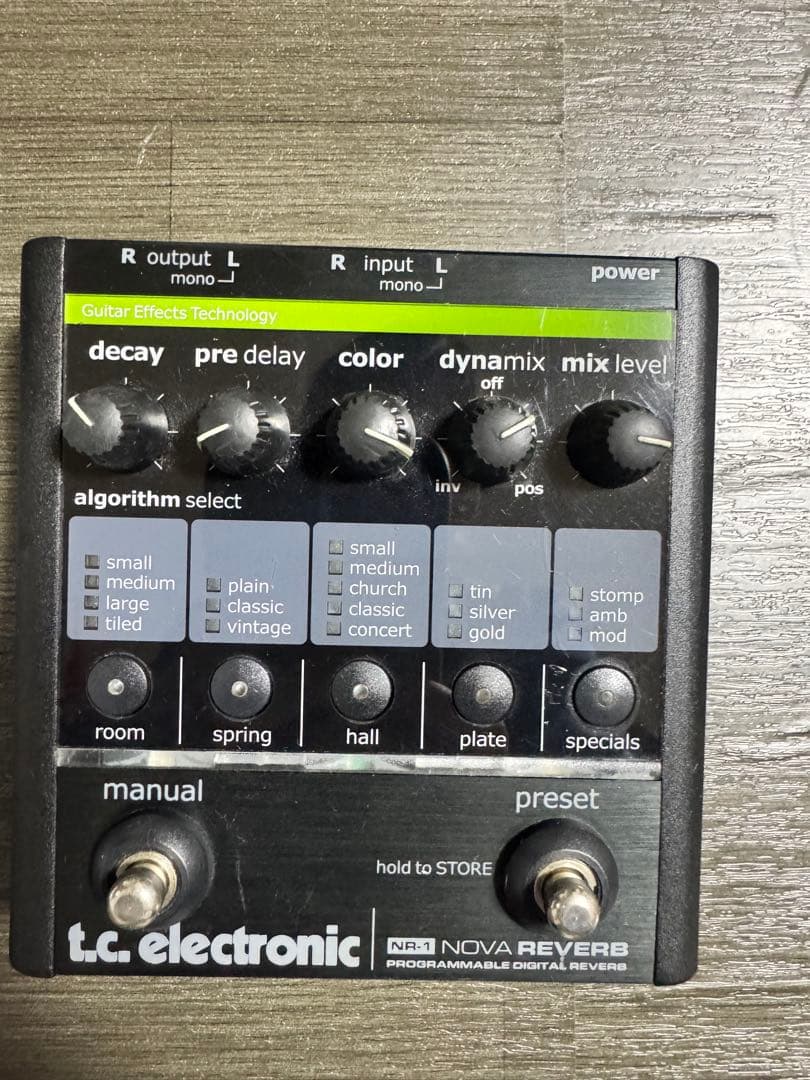ギターエフェクター　t.c electronic リバーブ