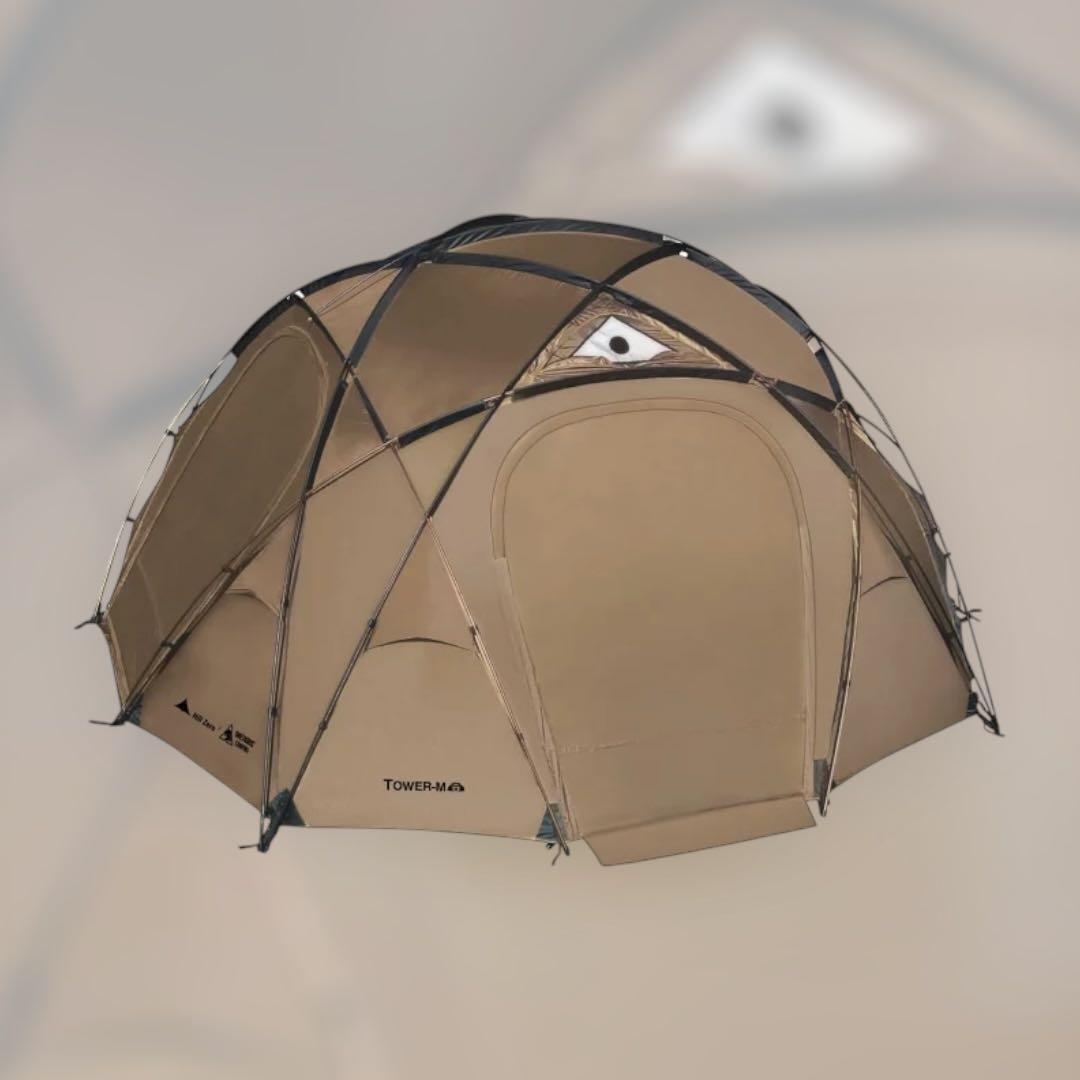 ワンティグリス ドームテント タワー M ブラウン