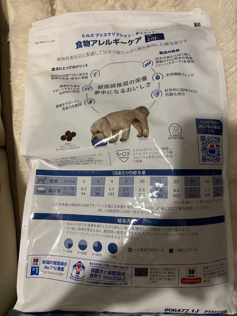 ヒルズ z/d zd 小粒 3kg 食物アレルギーケア　zd