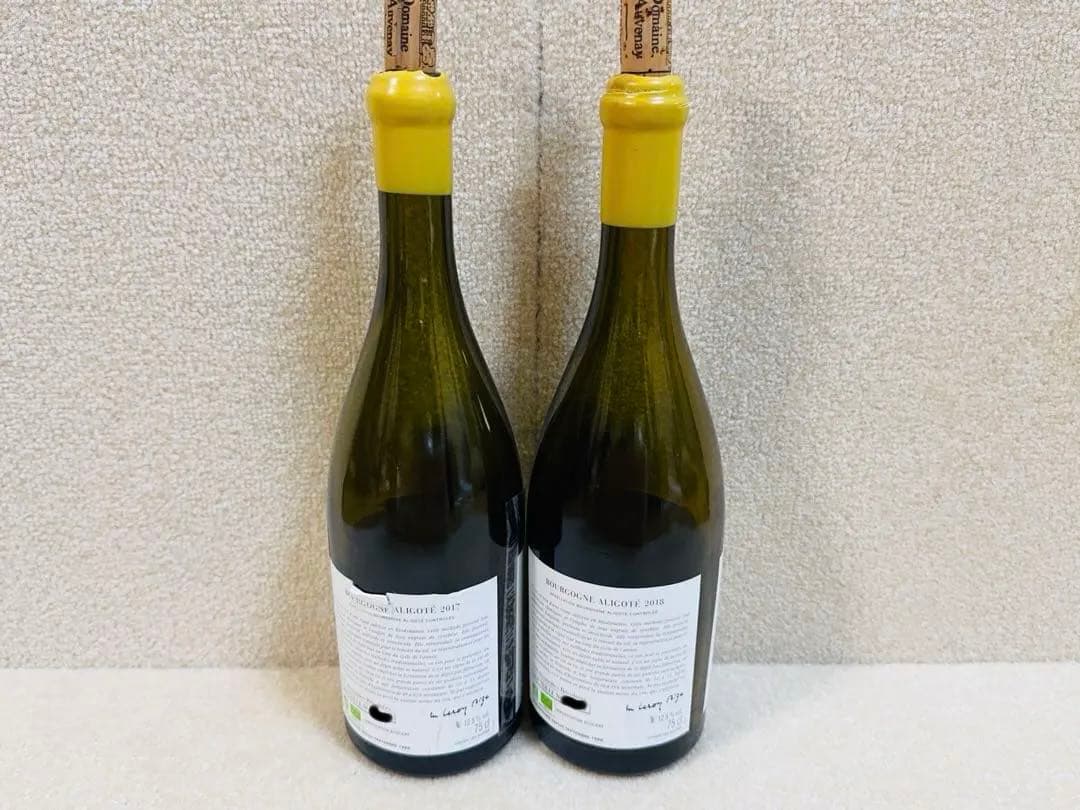 2018 ,2017ブルゴーニュ アリゴテ スー シャトレ ドメーヌ 【空瓶】